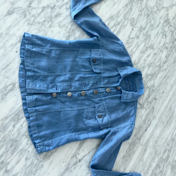 Jacket 100 % linen NWOT - Picture 4 of 16